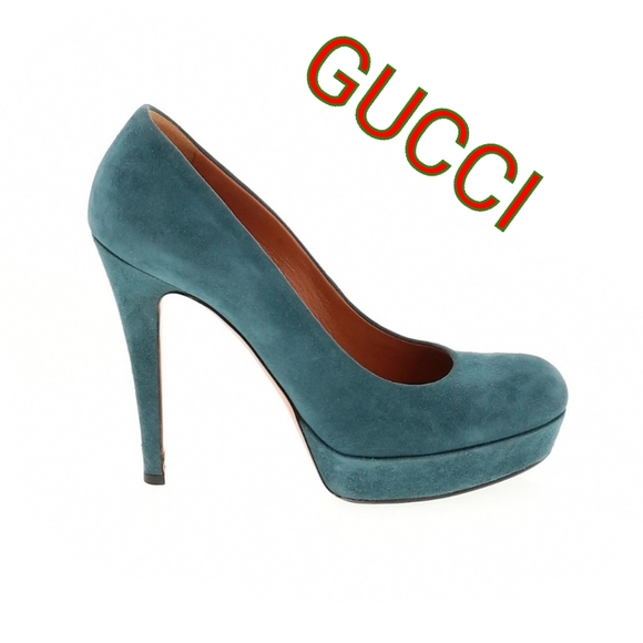 Gucci Shoes - Gucci suede heels pumps shoes size 36.5